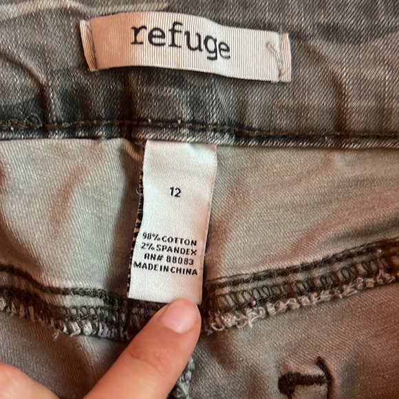 Refuge Camo Jeans Skinny Size 12 - Picture 6 of 7